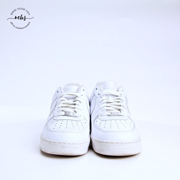 Nike Air‎ Force 1 Low Top Sneakers White Men 12